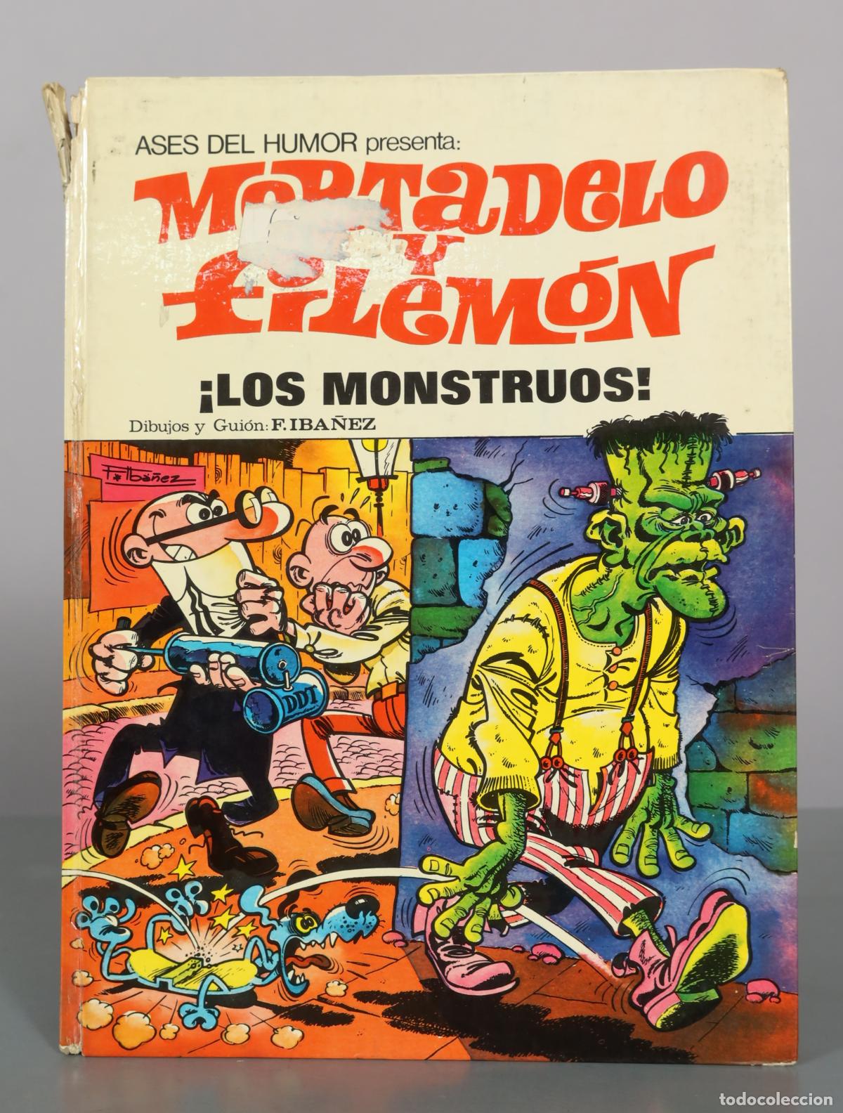 C&oacute;mics: Ases del Humor - Mortadelo y Filem&oacute;n - &iexcl;Los Monstruos! - F. Ib&aacute;&ntilde;ez - Editorial Bruguera