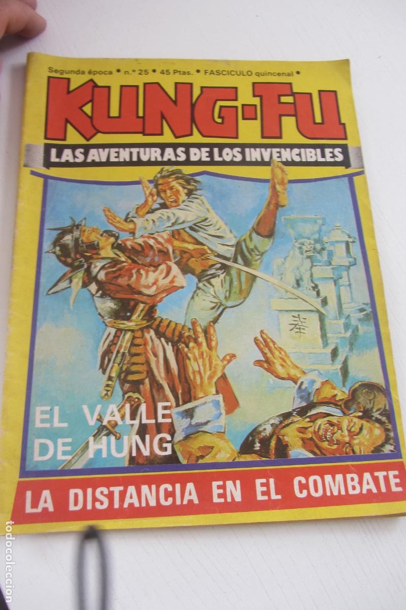 C&oacute;mics: KUNG-FU N&ordm; 25 ARTES MARCIALES EN HISTORIETAS - DIBUJOS: JOSE ORTIZ AMAIKA arx21