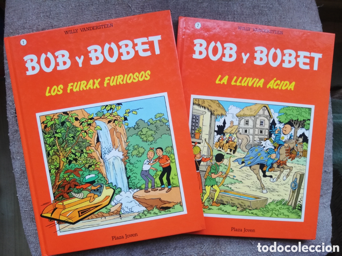 C&oacute;mics: Bob y Bobet. Tomo 1-Los furax furiosos y 2-La lluvia &aacute;cida, de Willy Vandersteen