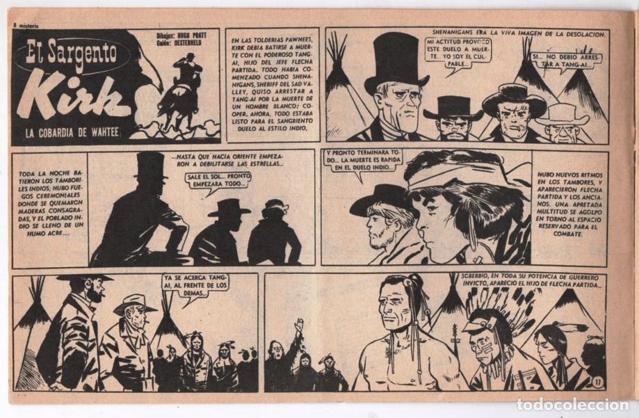 C&oacute;mics: 1956 MISTERIX # 382 KIRK, LA COBARDIA DE WAHTEE - PRATT OESTERHELD SOLANO LOPEZ - FUERTE ARGENTINO