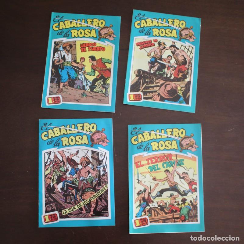 C&oacute;mics: LOTE 4 COMICS EL CABALLERO DE LA ROSA 1 2 3 6 EDICIONES B.O. 1982