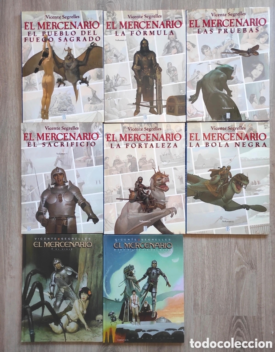 C&oacute;mics: El mercenario - Vicente Segrelles Tomos 1-8