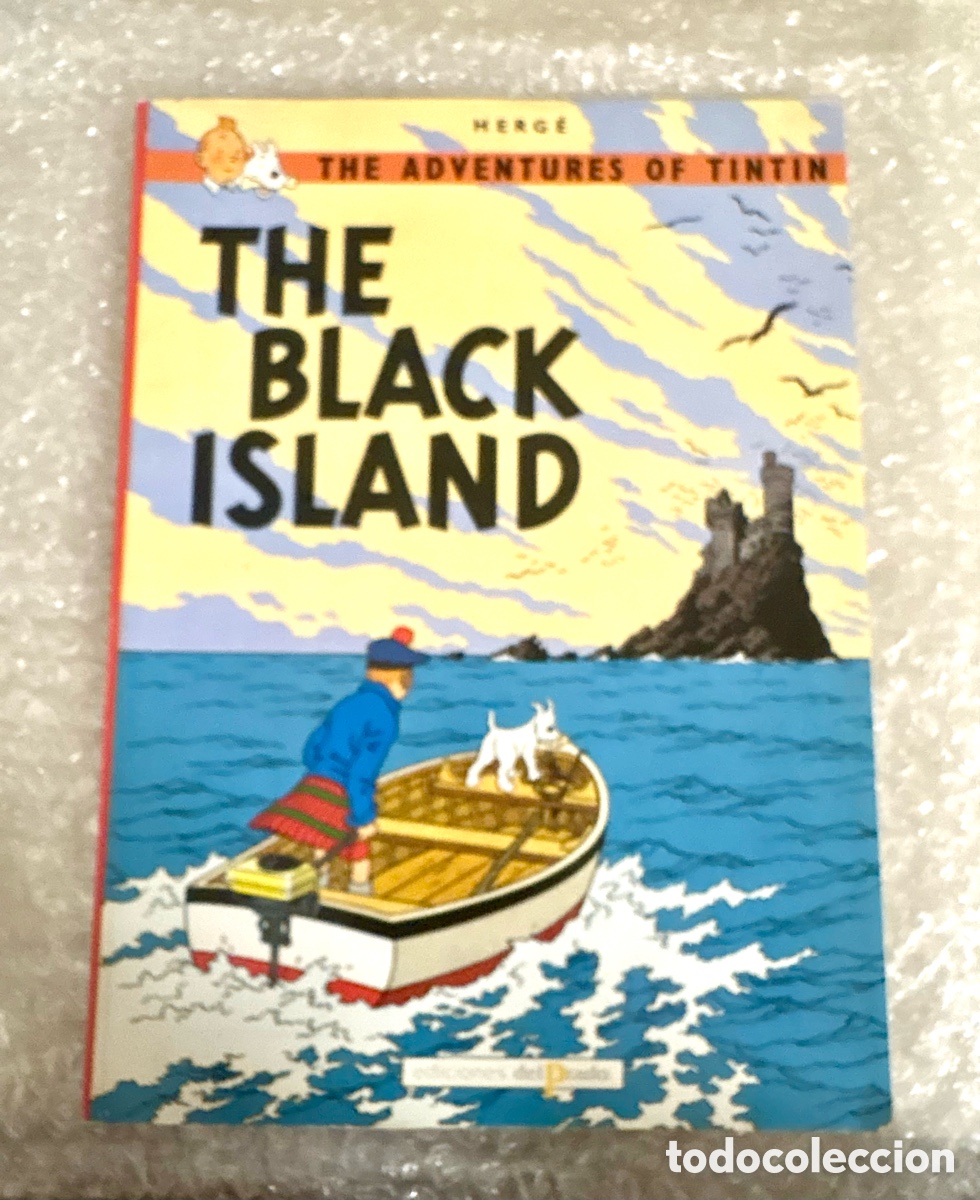 C&oacute;mics: Tint&iacute;n en Ingl&eacute;s - The Black Island - Ediciones del Prado (Excelente Estado)