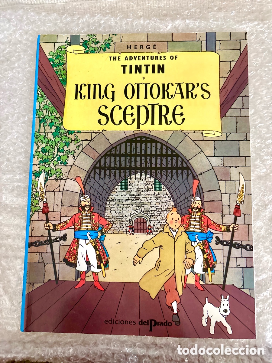 C&oacute;mics: Tint&iacute;n en Ingl&eacute;s - King Ottokar's Sceptre - Ediciones del Prado (Excelente Estado)