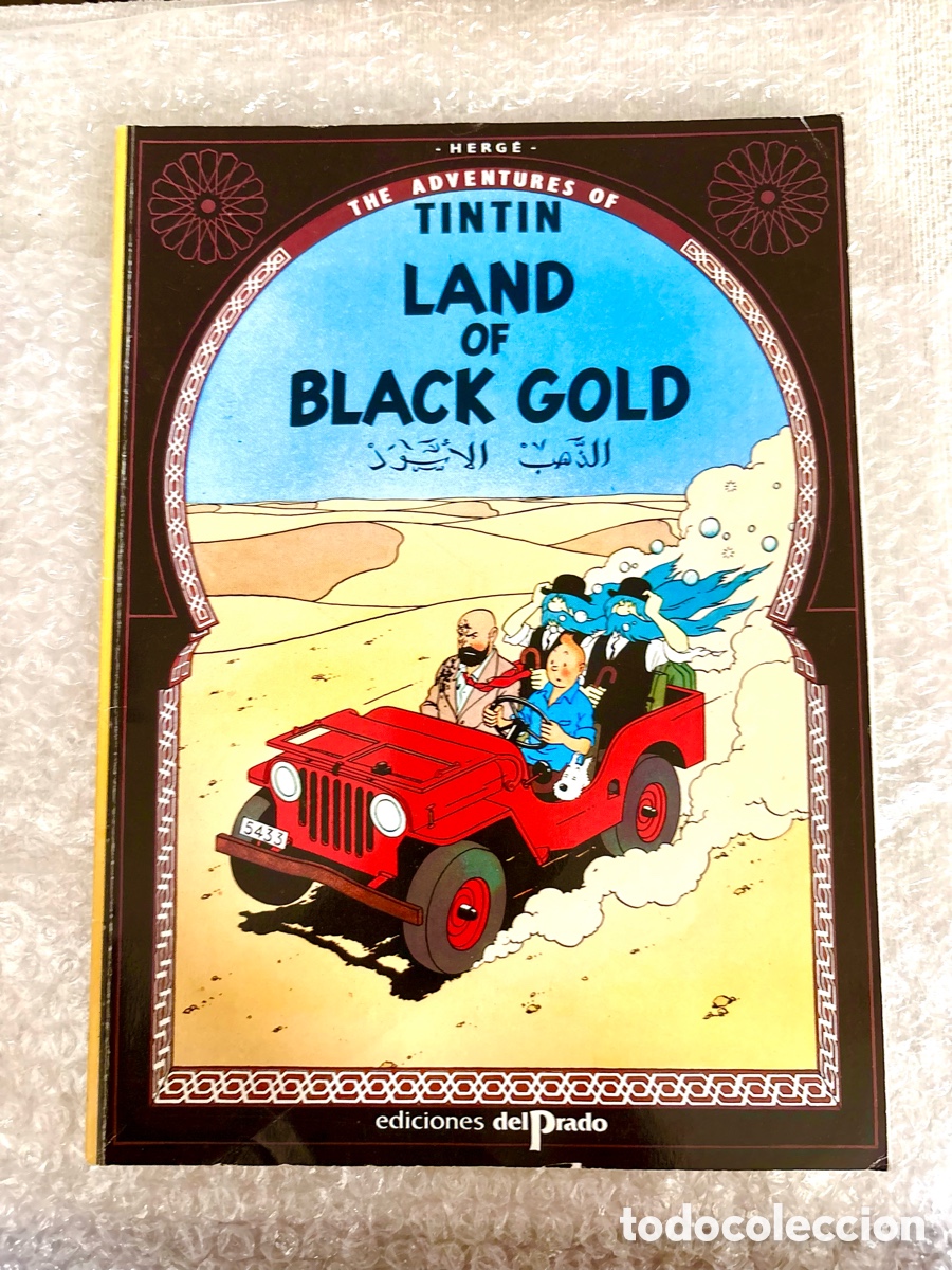 Fumetti: Tint&iacute;n en Ingl&eacute;s - Land of Black Gold - Ediciones del Prado (Excelente Estado)