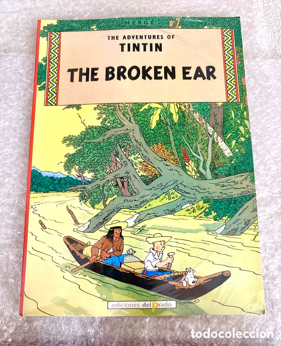 Fumetti: Tint&iacute;n en Ingl&eacute;s precintado - The Broken Ear - Ediciones del Prado (NUEVO A ESTRENAR)