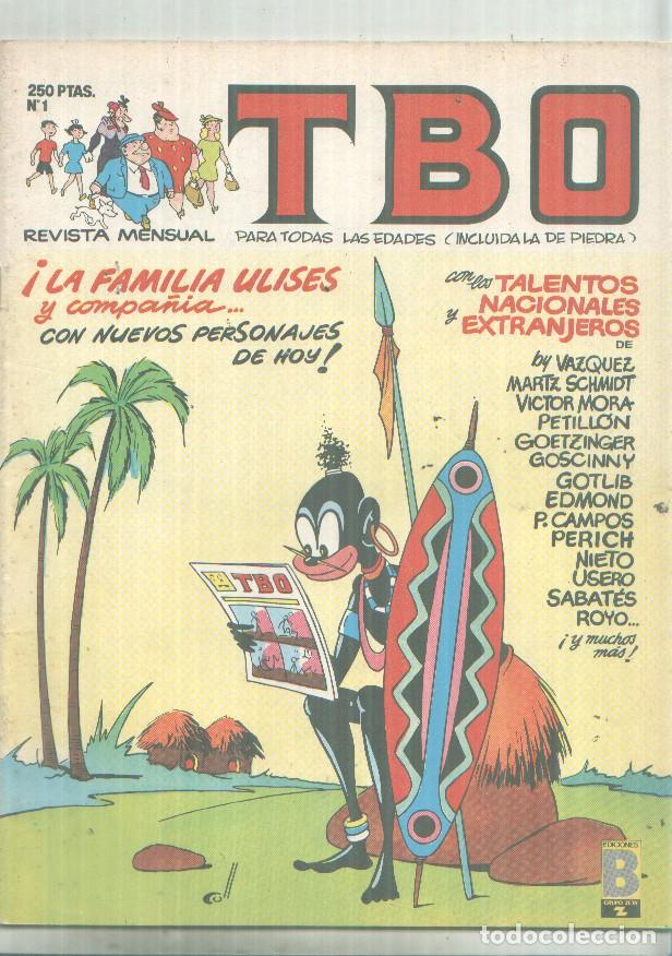 Comics : TBO de Ediciones B numero 001: cubierta de Coll (numerado 2 en trasera) - Varios