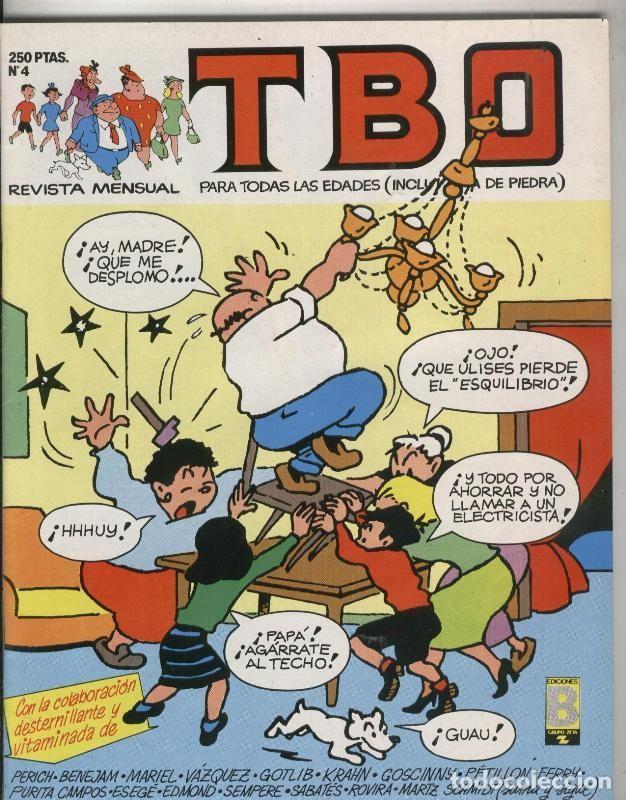 Comics : TBO de Ediciones B numero 004: portada de Benejam (familia Ulises) - Varios