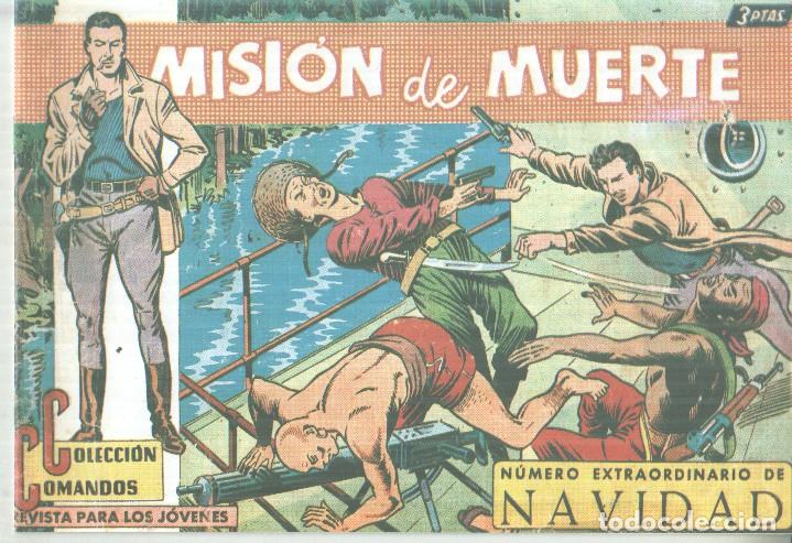Comics: Facsimil: Coleccion Comandos numero 73 : Roy Clark: Mision de muerte (numero extra navidad) - J.M.Or
