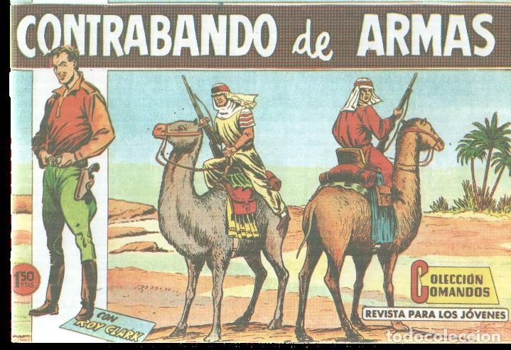 Comics: Facsimil: Coleccion Comandos numero 88 : Roy Clark: Contrabando de armas - J.M.Ortiz