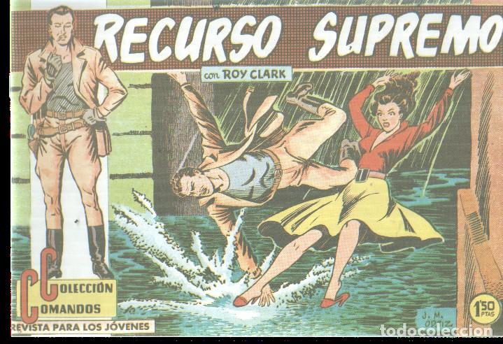 Comics: Facsimil: Coleccion Comandos numero 75 : Roy Clark: Recurso supremo - J.M.Ortiz