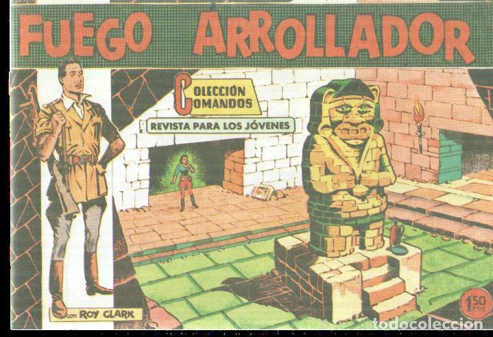Comics: Facsimil: Coleccion Comandos numero 97 : Roy Clark: Fuego arrollador - J.M.Ortiz