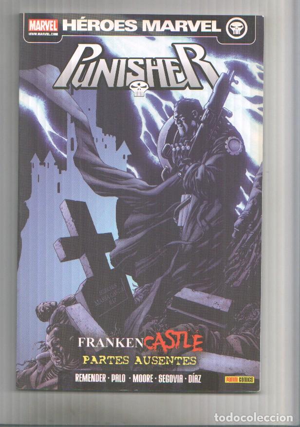 C&oacute;mics: Panini: Heroes Marvel: Punisher numero 04: Frankencastle, partes ausentes - varios