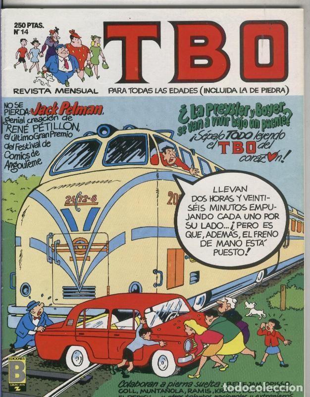 Comics: TBO de Ediciones B numero 014: portada de Benejam (familia Ulises) - Varios
