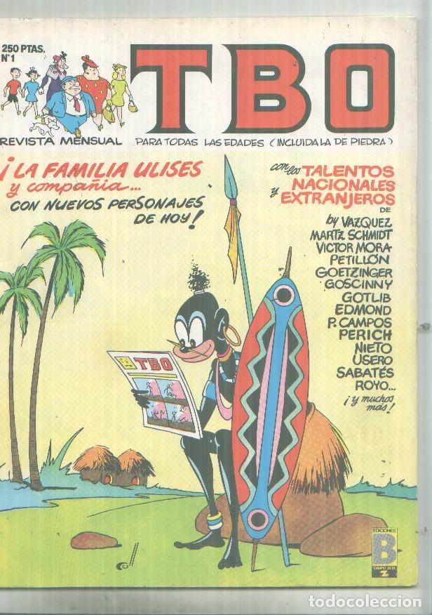Fumetti: TBO de Ediciones B numero 001: cubierta de Coll (numerado 1 en trasera) - Varios