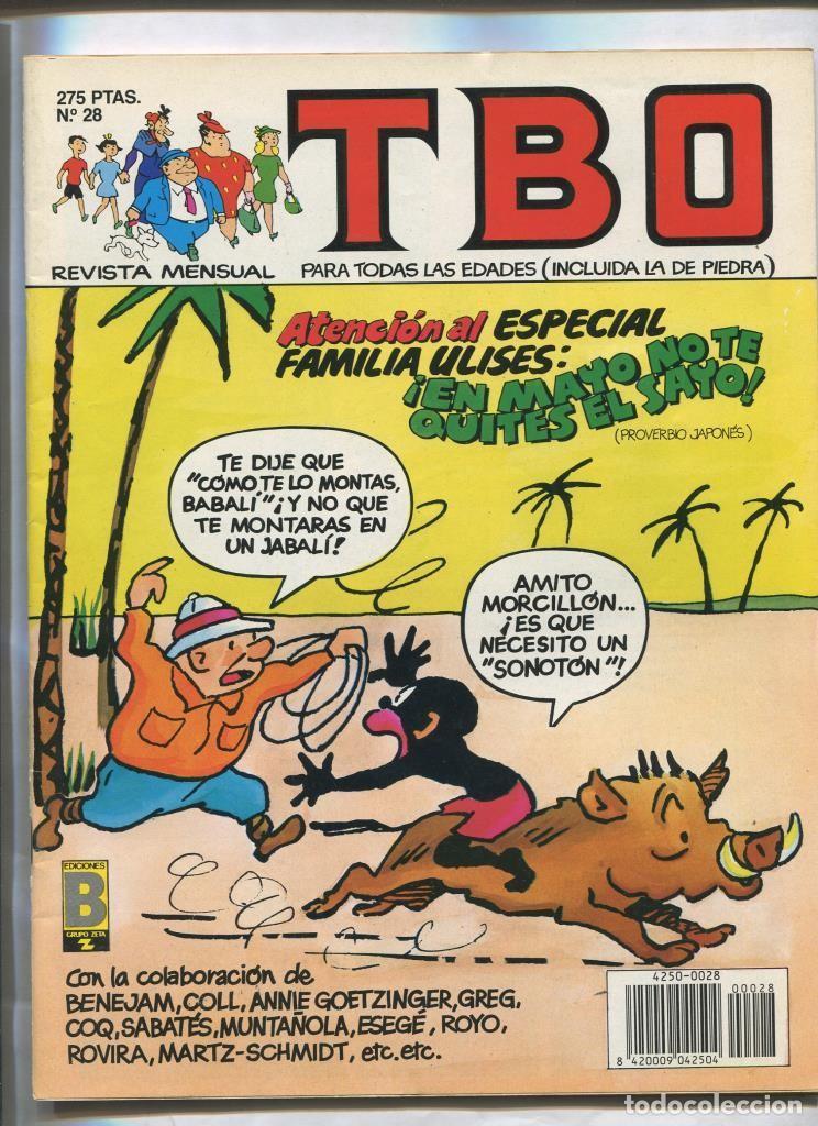 Comics: TBO de Ediciones B numero 028: cubierta de Benejam con Morcillon y Babali - Varios