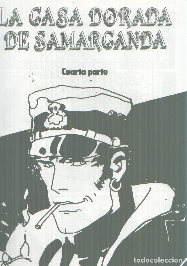 Comics: La casa dorada de Samarkanda, parte cuarta - Hugo Pratt