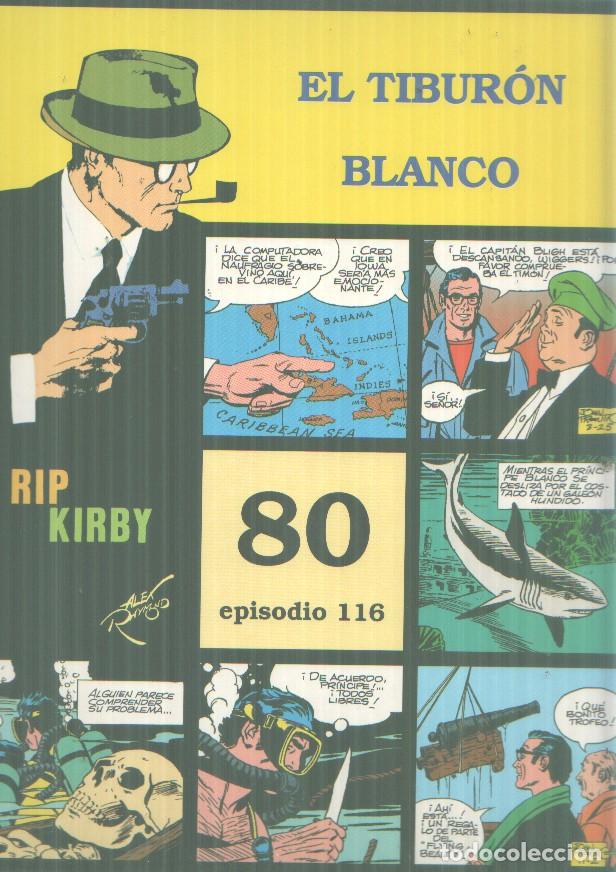 Comics : Rip Kirby: El tiburon blanco, tiras diarias del 7.8.1978 al 4.11.1978 - Fred Dickenson-John Prentice
