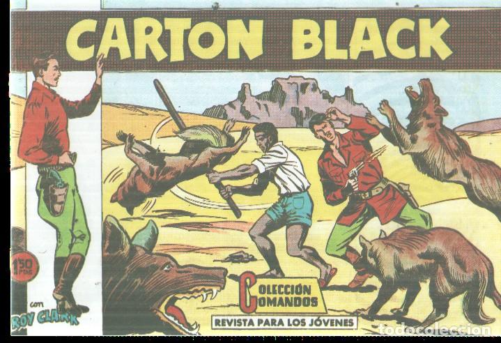Comics : Facsimil: Coleccion Comandos numero 89 : Roy Clark: Carton Black - J.M.Ortiz