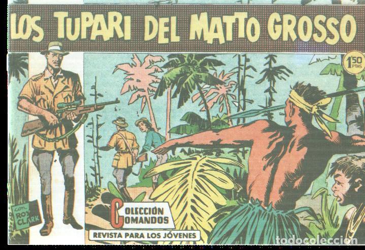 Comics : Facsimil: Coleccion Comandos numero 95: Roy Clark: Los tupari del matto grosso - J.M.Ortiz