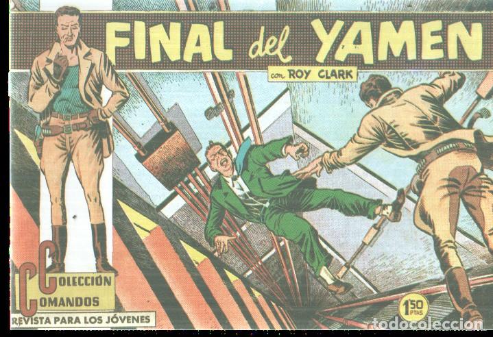 Comics : Facsimil: Coleccion Comandos numero 78 : Roy Clark: Final del Yamen - J.M.Ortiz