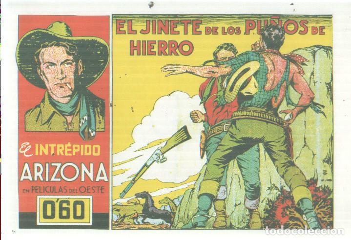 C&oacute;mics: Facsimil: El intrepido Arizona numero 11: El jinete de los pu&ntilde;os de hierro - Sabates