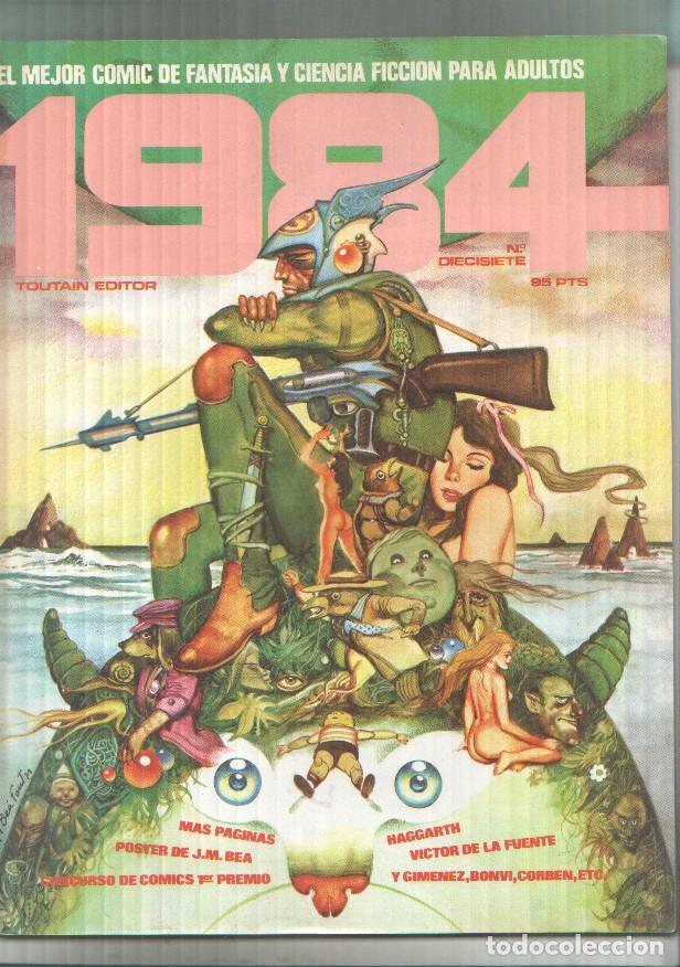 Comics: Toutain revista 1984 numero 17: Victor de la Fuente, Rafael Estrada, Jose Maria Bea - Varios