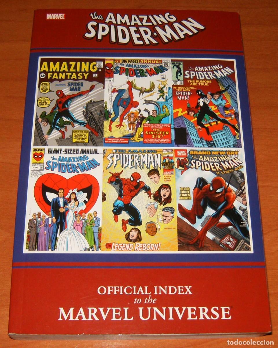 C&oacute;mics: THE AMAZING SPIDER-MAN . SPIDERMAN . OFFICIAL INDEX OF THE MARVEL UNIVERSE
