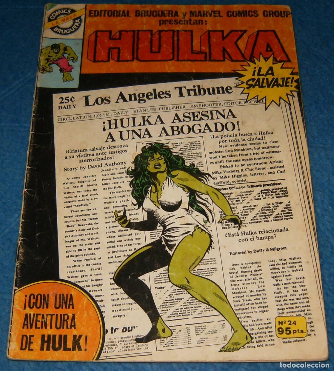 C&oacute;mics: LA MASA ( HULK ) - HULKA - N&uacute;mero 24 . BRUGUERA