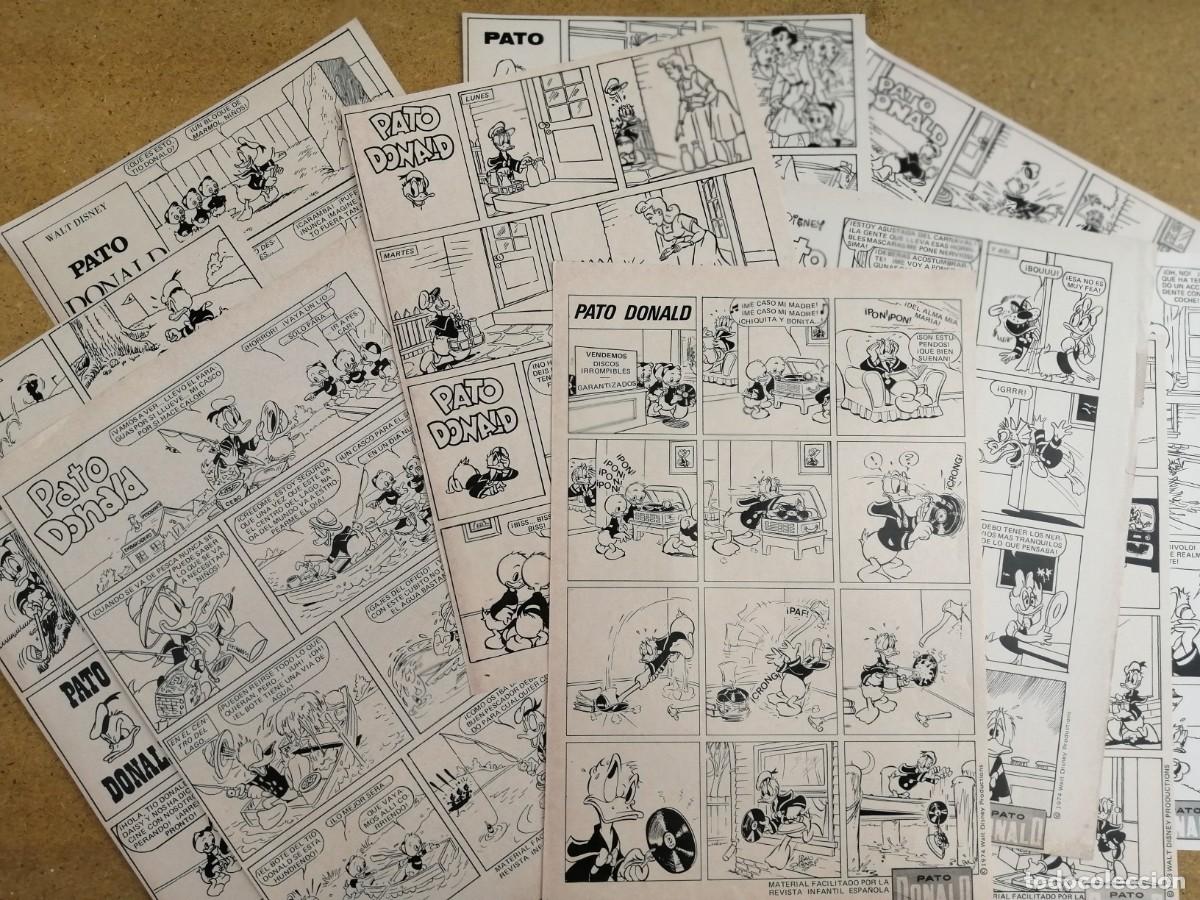 C&oacute;mics: 13 HOJAS DE COMIC. PATO DONALD