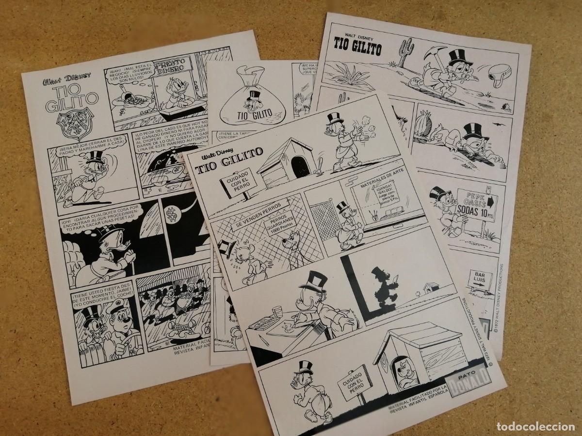 C&oacute;mics: CUATRO HOJAS COMIC. TIO GILITO