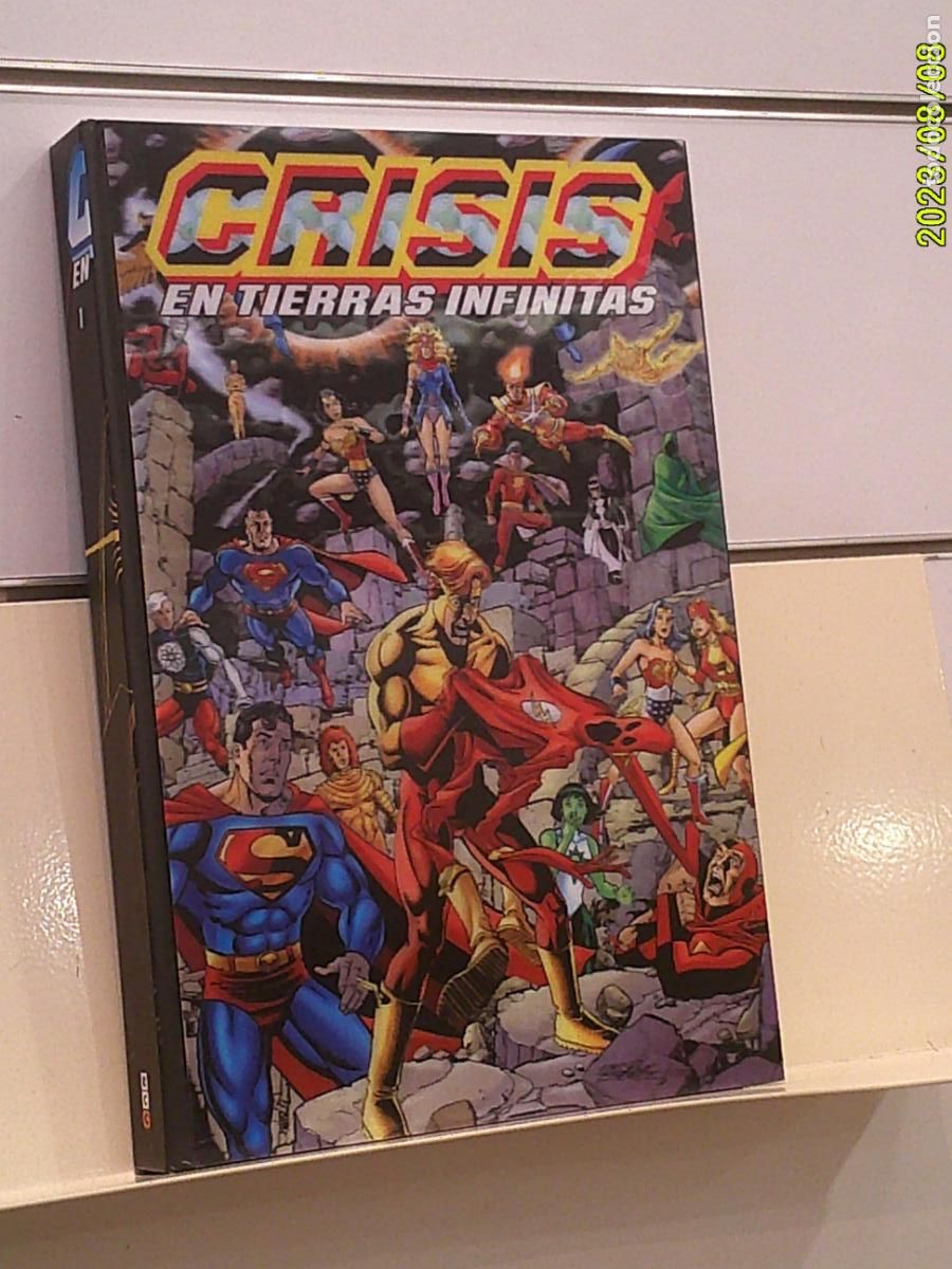 C&oacute;mics: CRISIS EN TIERRAS INFINITAS VOL. 1 DE 5 TOMO TAPA DURA DC - ECC OFERTA