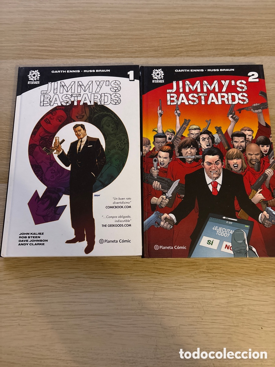 C&oacute;mics: Jimmys bastards, Garth ennis. Tomos 1 y 2