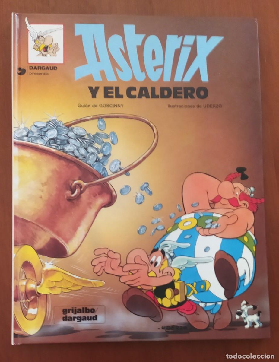 C&oacute;mics: Asterix y el caldero. Tapa dura. Grijalbo 1981