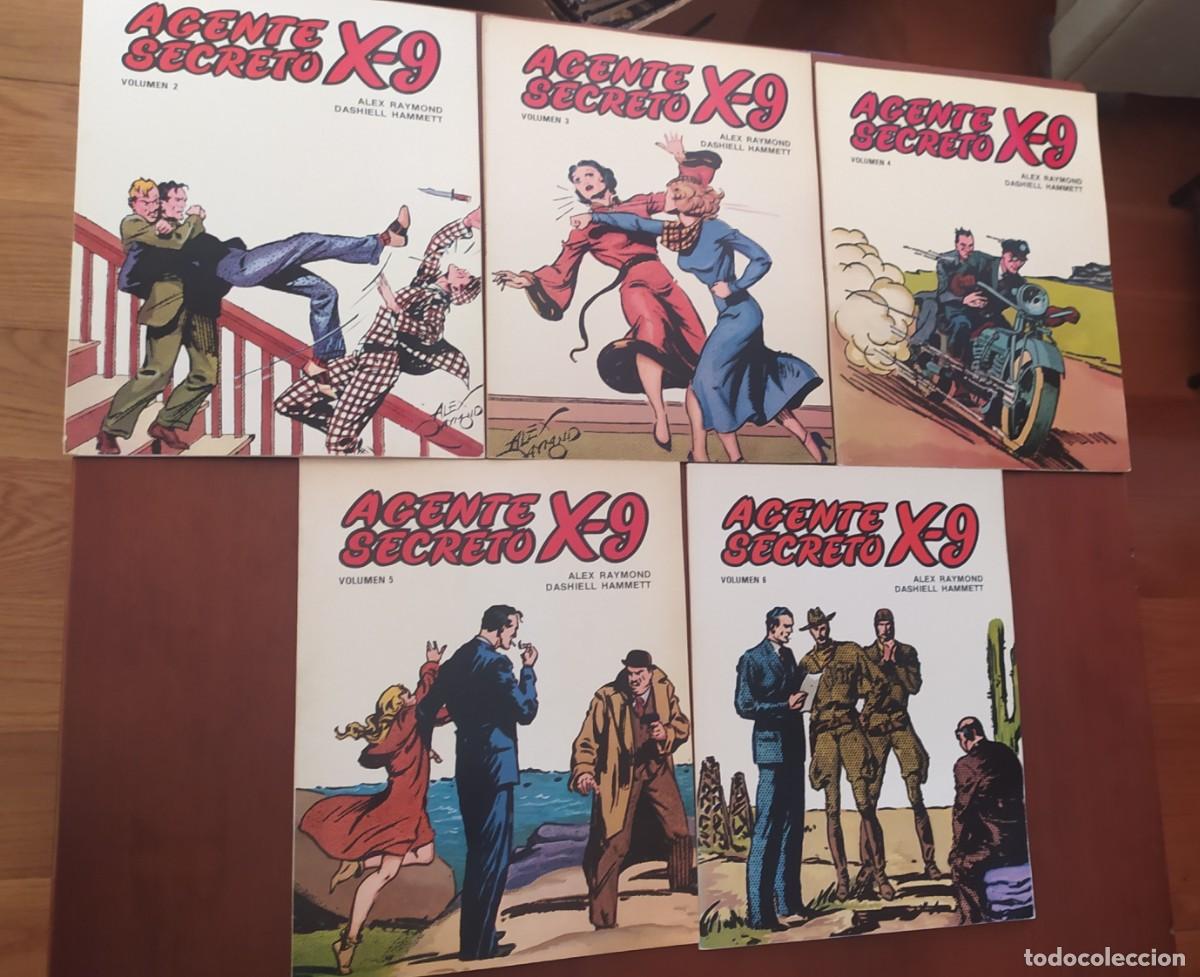 C&oacute;mics: Lote 5 n&uacute;meros. Agente secreto X-9. 2 al 6. Ediciones B.O.