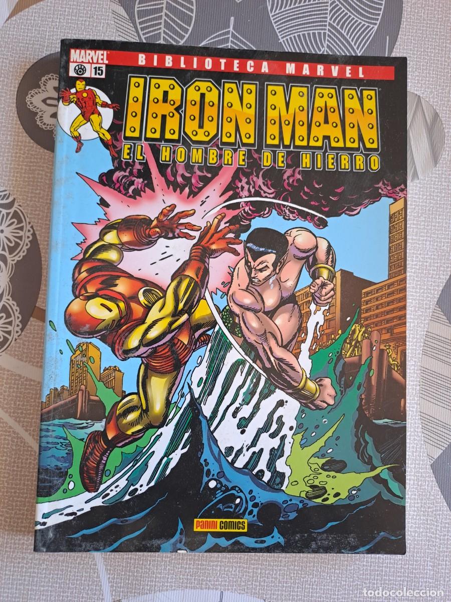 C&oacute;mics: Iron man 15, biblioteca Marvel, Panini en muy buen estado