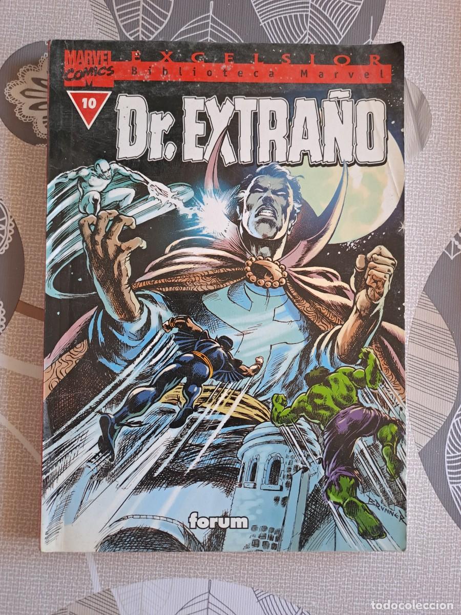 C&oacute;mics: Dr. extra&ntilde;o 10, biblioteca Marvel, F&oacute;rum en buen estado