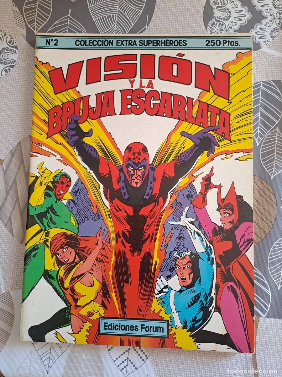 Comics: Colecci&oacute;n extra superh&eacute;roes 2, visi&oacute;n y la bruja escarlata, F&oacute;rum en buen estado