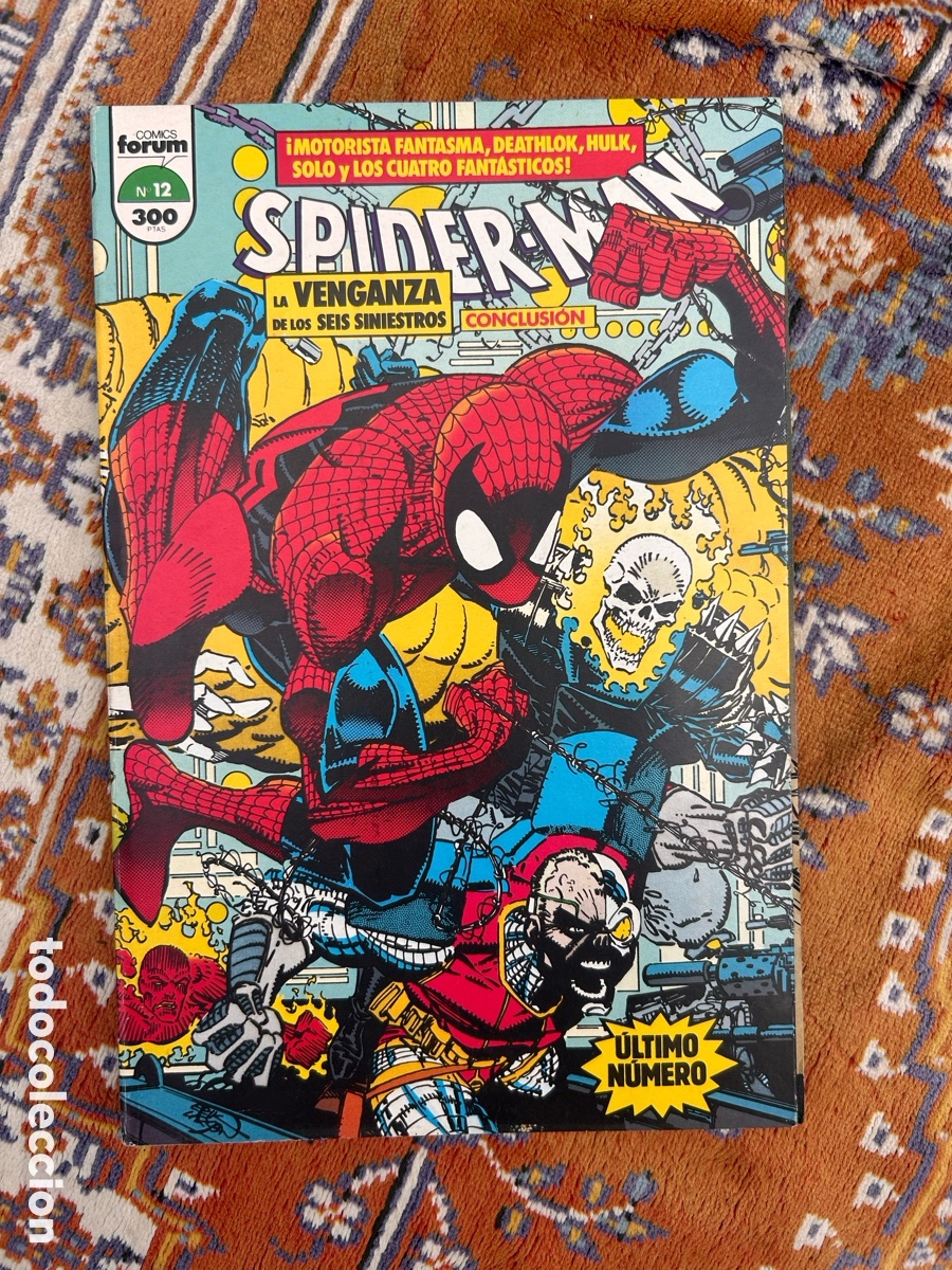 C&oacute;mics: El objeto seleccionado es el c&oacute;mic Spider-Man Vol. 1 n&ordm; 12