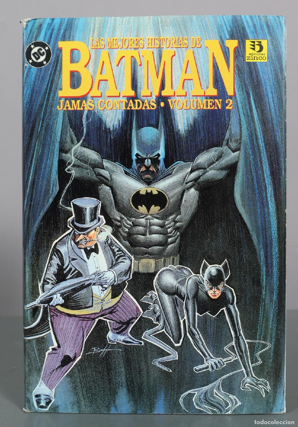 C&oacute;mics: Las mejores historias de Batman jam&aacute;s contadas - Volumen 2 - Ediciones Zinco