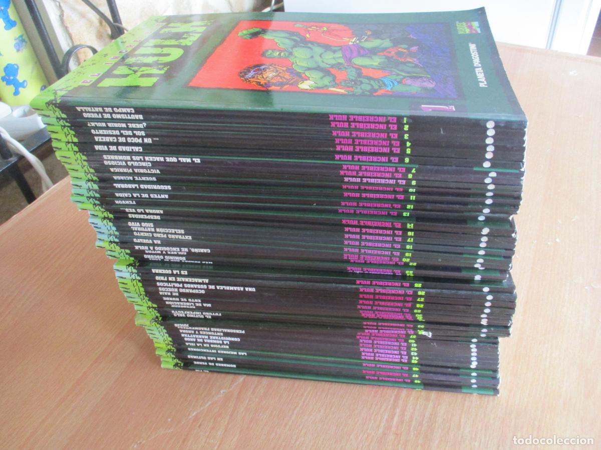 C&oacute;mics: MARVEL- EL INCREIBLE HULK-PLANETA- 47 N&Uacute;MEROS - FALTAN LOS Ns&ordm;. 35 - 38 Y 39 -