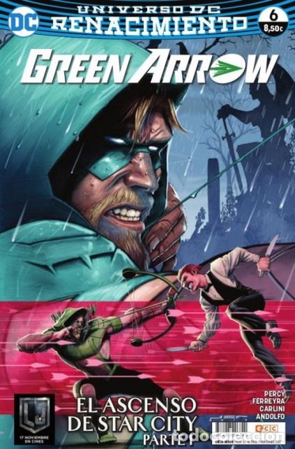 C&oacute;mics: Green Arrow 06, Universo DC - Renacimiento, Bejamin Percy, ECC, 2017, NUEVO, AGOTADO.