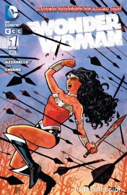 C&oacute;mics: Wonder Woman, Azzarello & Chiang, Nuevo Universo DC, ECC, 2012-15, COMPLETA, AGOTADA.