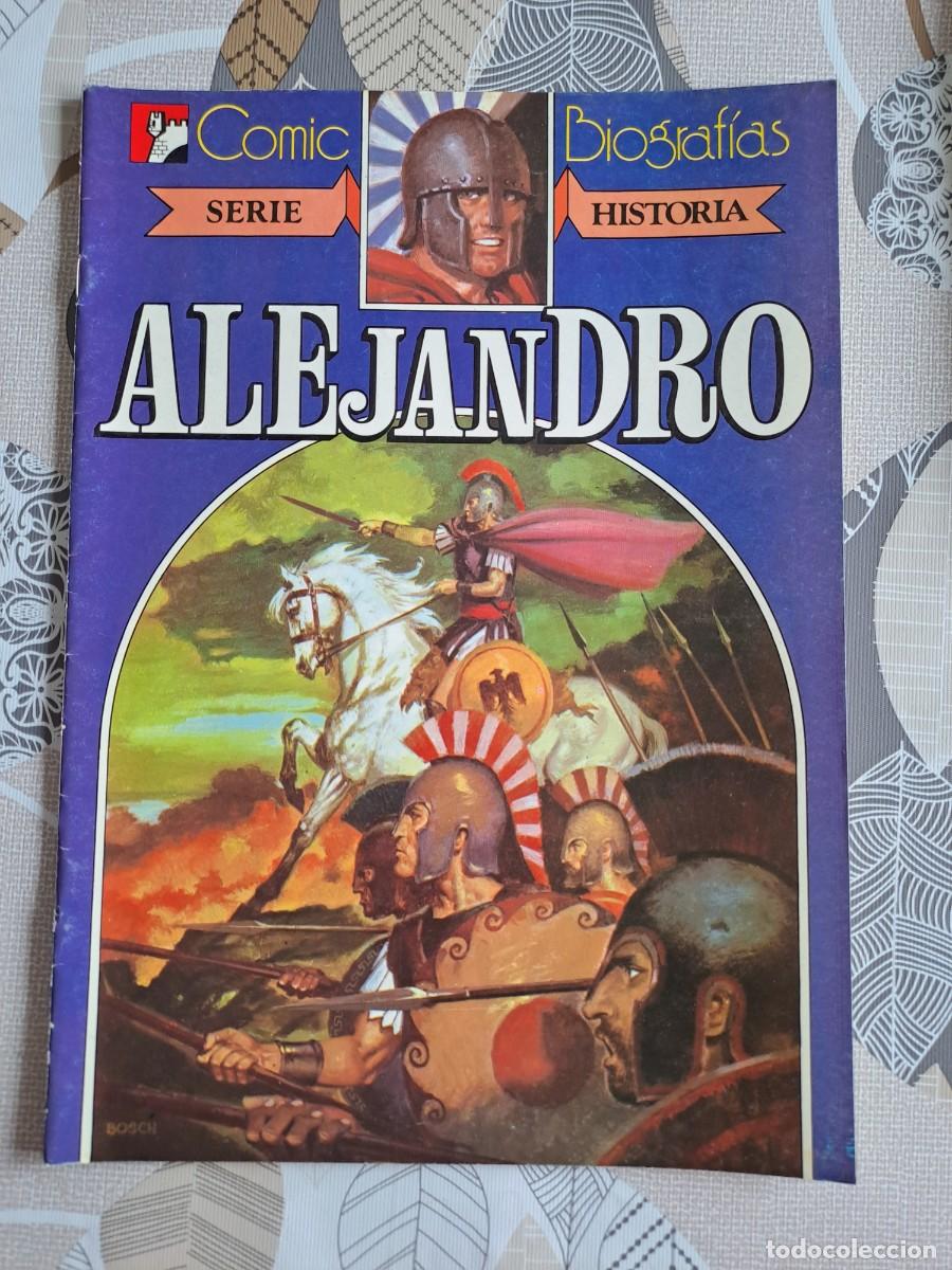 C&oacute;mics: Comic biograf&iacute;as 9, Alejandro, Bruguera en buen estado Bolsa DA