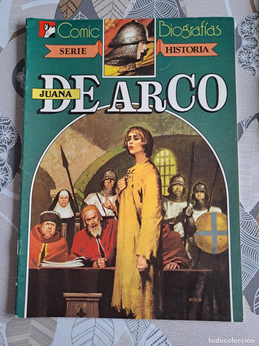 C&oacute;mics: Comic biograf&iacute;as 6, Juana de arco, Bruguera en buen estado Bolsa DA