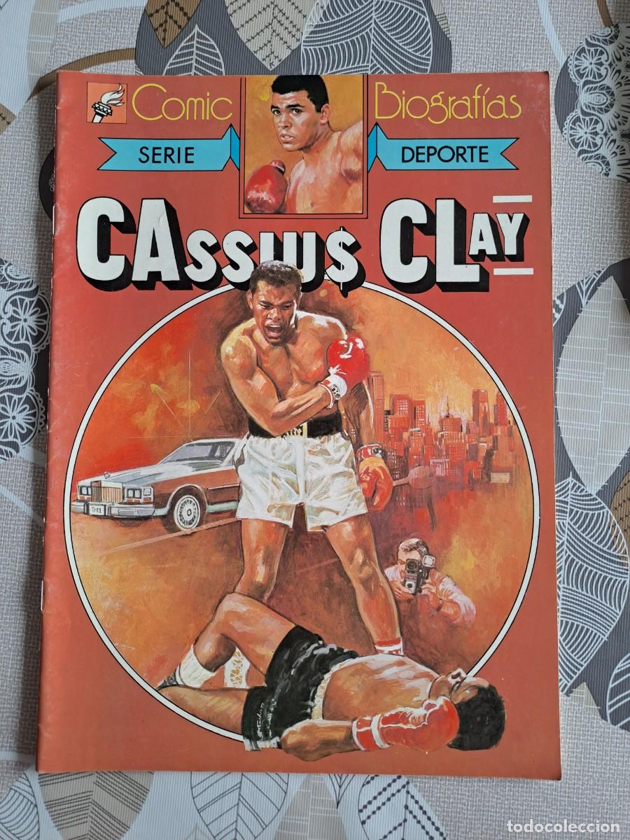 C&oacute;mics: Comic biograf&iacute;as 5, Cassius Clay, Bruguera en buen estado Bolsa DA