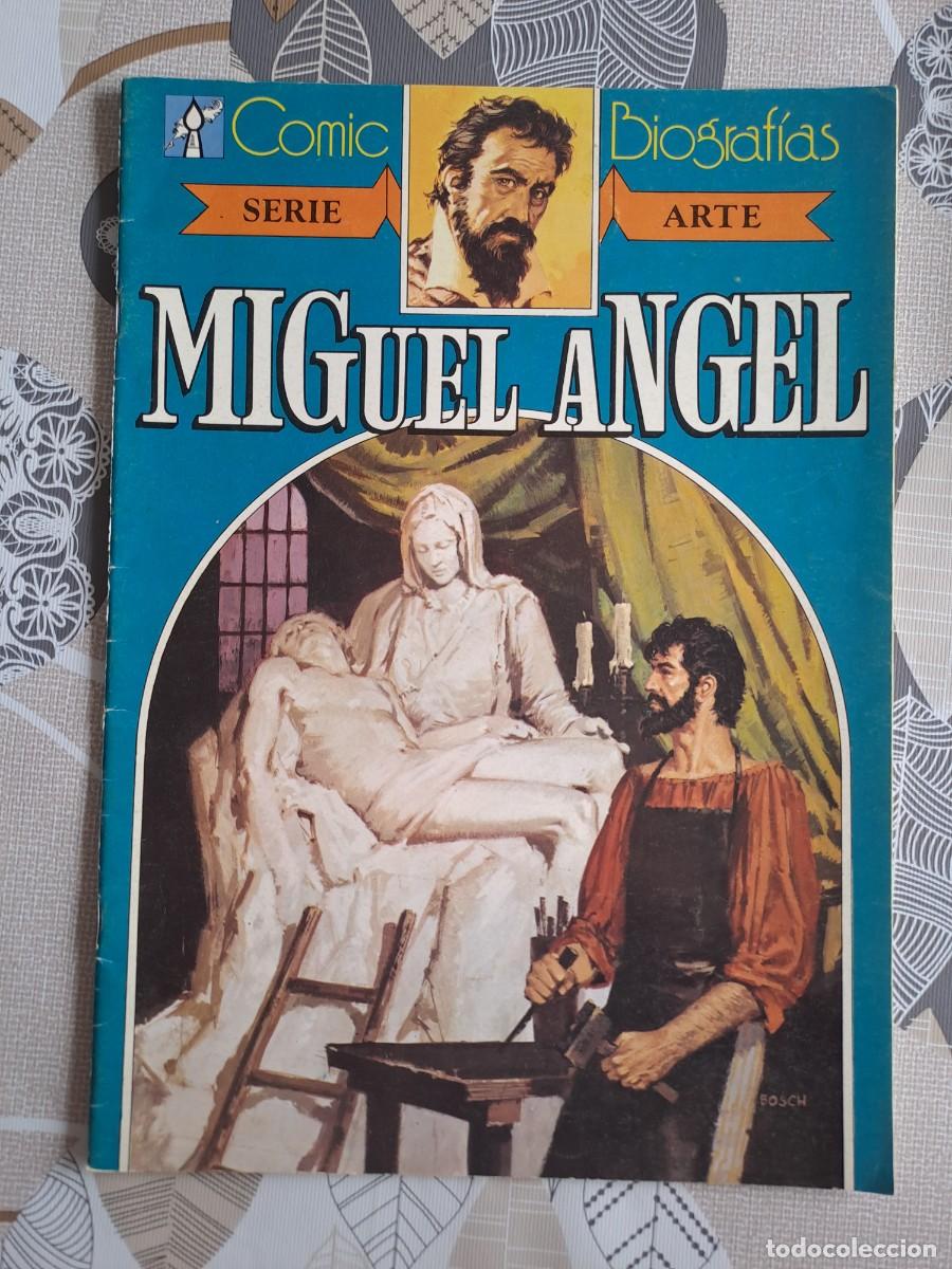 C&oacute;mics: Comic biograf&iacute;as 2, Miguel Angel, Bruguera en buen estado Bolsa DA