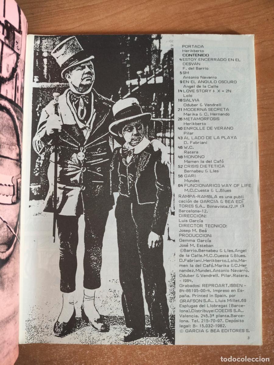 C&oacute;mics: Rampa Rambla n&ordm; 3 - Junio, 1984 - Foto 2