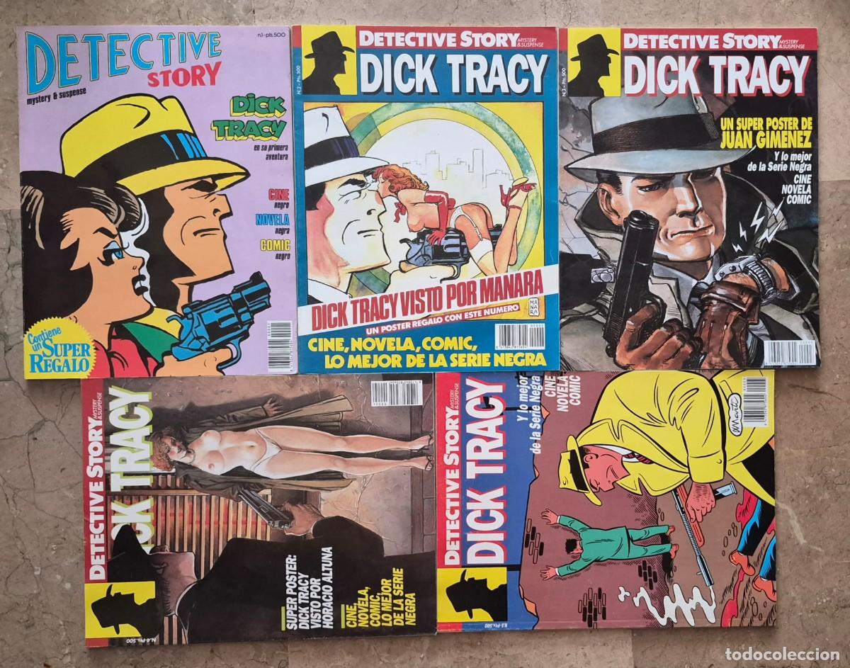 C&oacute;mics: DETECTIVE STORY: DICK TRACY (5 N&Uacute;MEROS, COLECCI&Oacute;N COMPLETA)