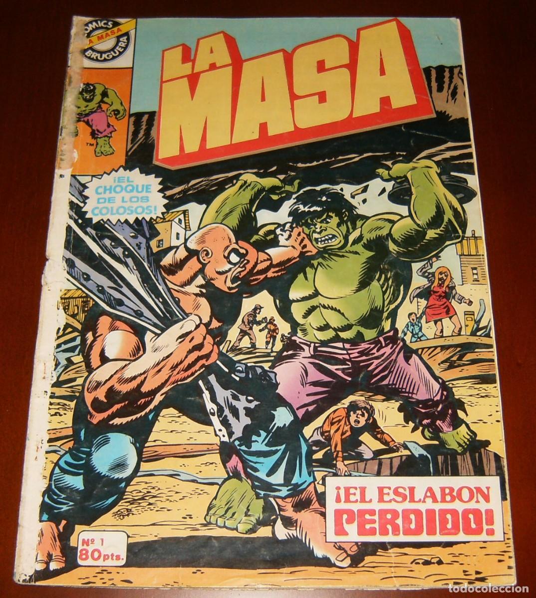 C&oacute;mics: LA MASA ( HULK ) N&uacute;mero 27 . BRUGUERA . PROCEDE DE RETAPADO